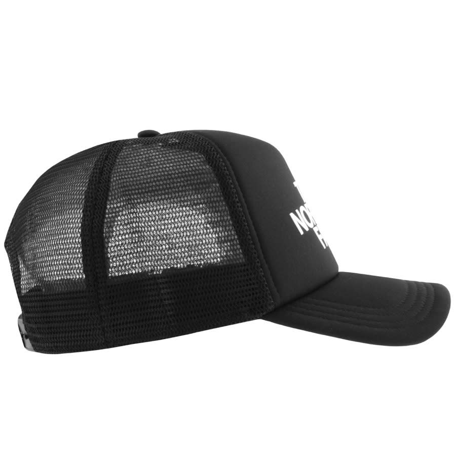 Alternative Image for ProductThe North Face Logo Trucker Cap Black2